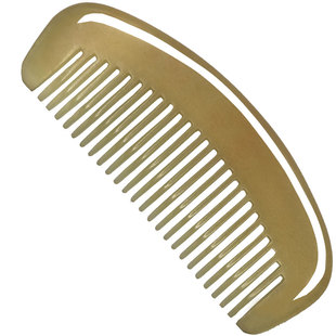 正品天然牛角梳家用发梳头梳子男士女士专用防静电便携小宽按摩