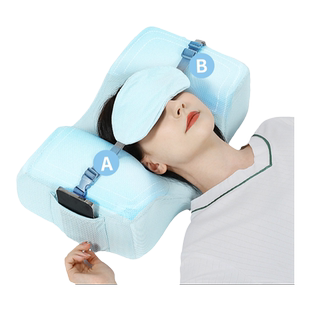 防侧睡固定睡姿矫正枕头美容术后睡觉防翻身颈椎枕法令纹仰睡枕头