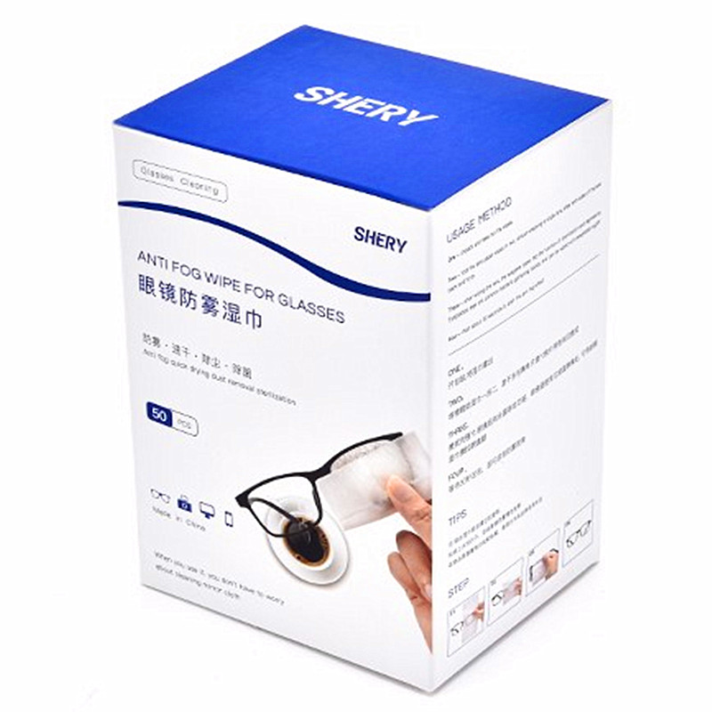 防雾擦眼镜湿巾镜片防起雾清洁眼镜布防眼睛起雾擦拭冬季除雾神器