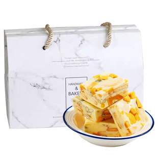 低糖雪花酥纯手工蔓越莓坚果牛轧糖网红自制零食草莓奥利奥礼盒装