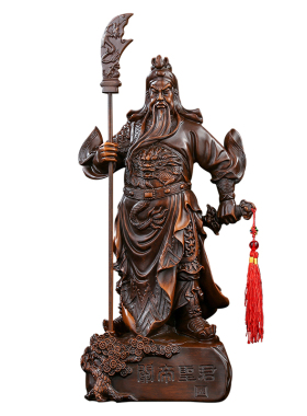 武财神关公招财神像供奉摆件
