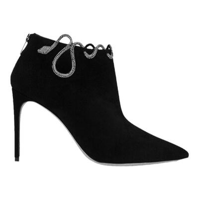 水钻尖头女士短靴RC靴子