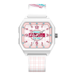 FidoDido「美式甜心」手表女款学生初高中女生复古小方表生日礼物