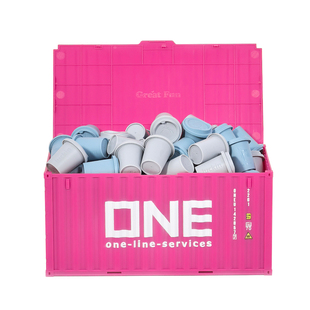 支持定制logo图文集装箱模型胶囊咖啡收纳盒带盖船公司礼品多功能