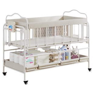 贝啦迪婴儿电动摇篮床可移动安抚新生宝宝摇篮睡篮摇摇床拼接大床