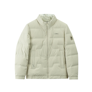 商务羽绒服男保暖舒适防风帅气简约休闲轻薄立领外套2025冬季新品