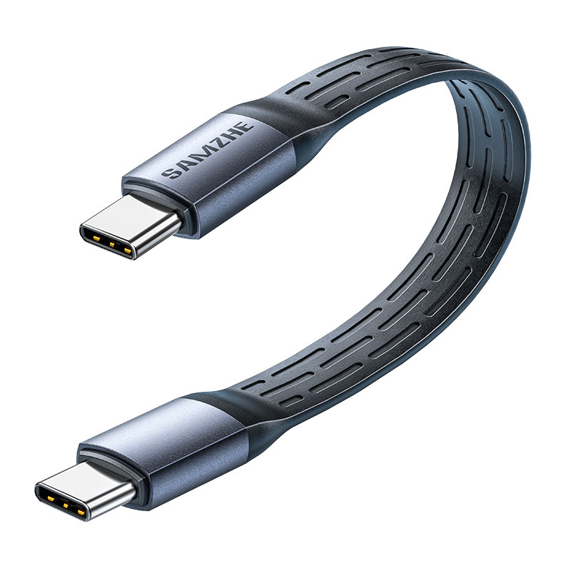 山泽USB4全功能type-c雷电4高清视频移动硬盘公对公高速传输数据线PD240W快充支持苹果15华为手机笔记本电脑