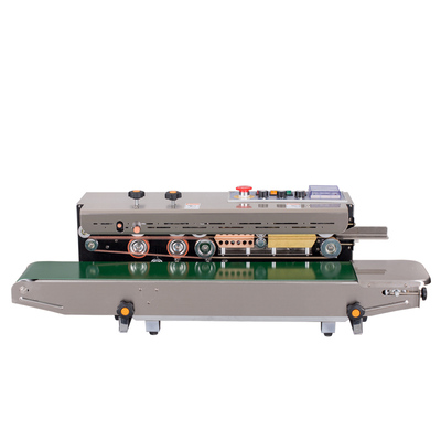 鼎业墨轮印字封口机不锈钢连续式