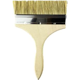 油漆刷子加厚烧烤清洁涂料1寸2寸3寸4寸5寸6寸8寸猪毛鬃棕毛刷子