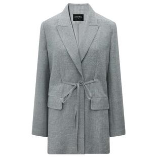 COCOBELLA格雷系穿搭花纱灰休闲西装高智感廓形外套SI3013-2