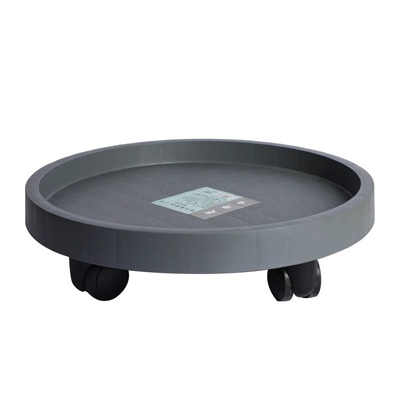 大承重钢化树脂移动花盆托盘带轮