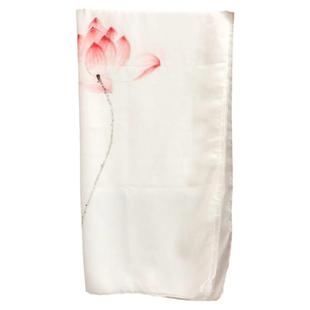 手绘度母纱禅舞纱围巾导师推荐春秋长款防晒汉服披肩丝巾文艺纱巾