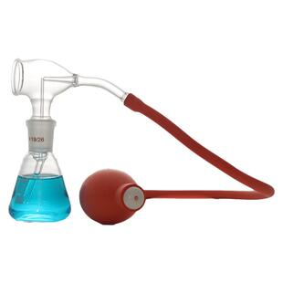 三爱思 薄层喷瓶T19 三角磨口锥形瓶50-100ml 显色带单联橡胶打气球 喷雾均匀气状 物理化学生物实验室器材