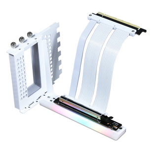 ARGB神光同步显卡竖装支架90度竖装pcie4.0/5.0延长线兼容ATX机箱