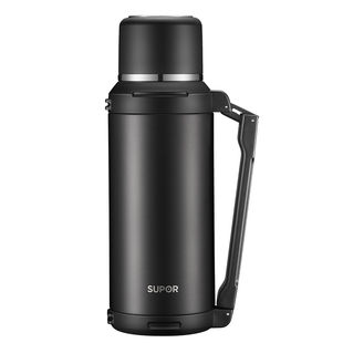 苏泊尔保温壶大容量便携户外不锈钢保温杯暖瓶家用旅行车载热水壶