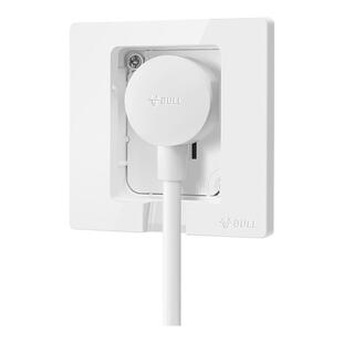 公牛隐藏内嵌式插座冰箱专用超薄内凹型五孔86型墙壁面板隐形插座