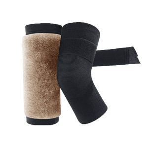 驼毛护膝盖男女士关节保暖老寒腿秋冬季中老年人专用加绒防寒护套