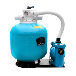 AQUA爱克游泳池砂缸水泵一体机鱼池沙缸循环过滤器家用水处理设备