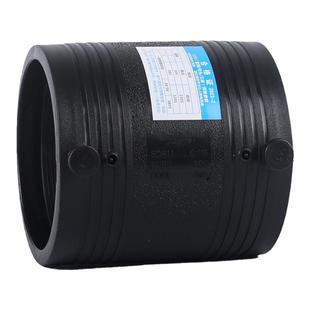 PE电熔直接管件套筒电容接头110钢丝网骨架管电热熔200直通燃气管