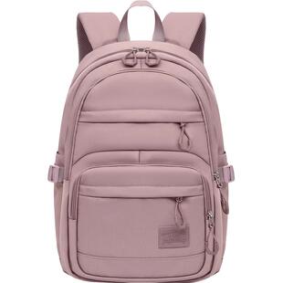 学院风青春青少年双肩包韩版潮学生书包后有拉链暗袋设计安全背包