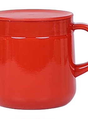 日本原装进口虎牌保温杯马克杯带盖手柄办公泡茶咖啡水杯子280ml