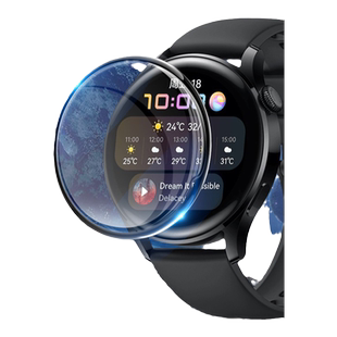 适用华为watch5手表保护膜曲面watch4pro全屏覆盖华为手表4pro膜运动智能表盘陶瓷watch46抗蓝光48mm三por膜