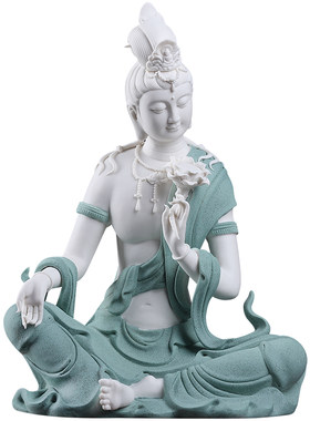 莲花观自在水月观音佛像
