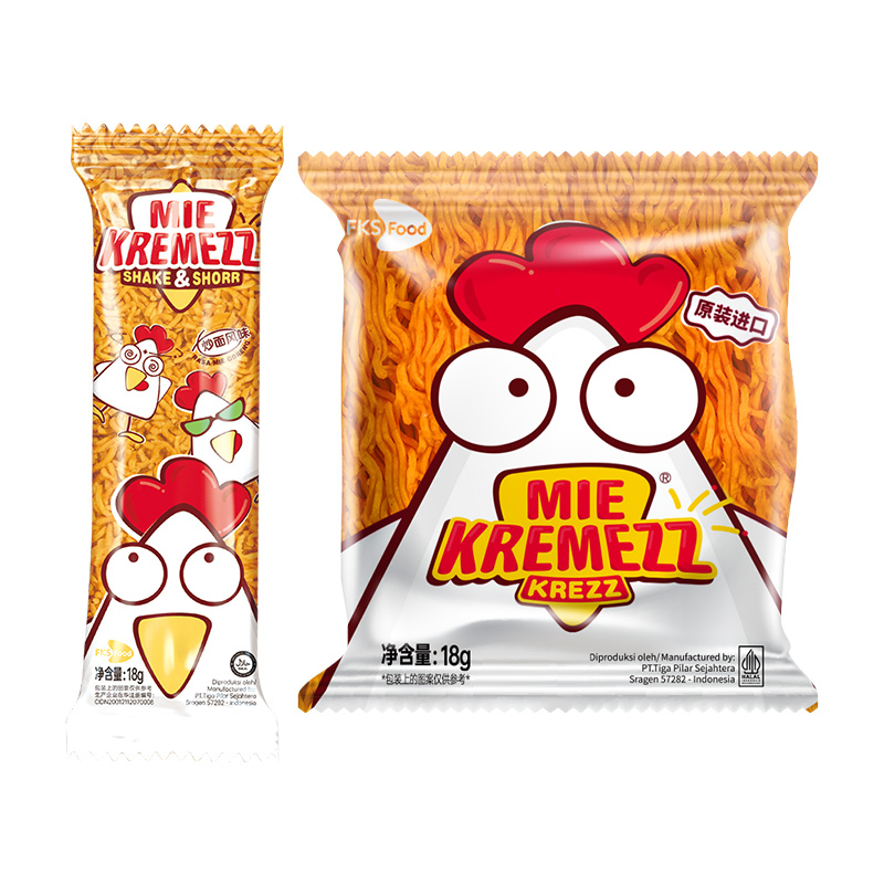 Mie Kremezz印尼小鸡面干脆面碎碎面炒面美味解馋网红小零食组合