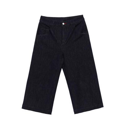 LLANO原色高腰显瘦微喇牛仔裤