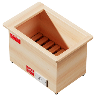 千畔电火桶家用实木取暖器烤火炉单人烘脚神器暖脚器烤脚烤火箱深