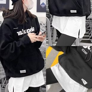 白色屁帘女遮臀鲨鱼裤 遮臀裙罩加长卫衣叠穿下摆 遮屁股神器打底裤