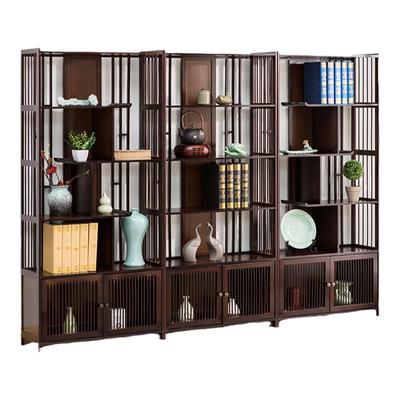 楠竹家具茶叶展示陈列柜博古架