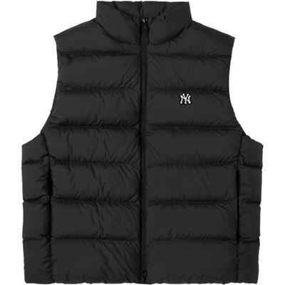 MLB官方 宽松立领羽绒马甲男2025冬季新款运动背心保暖休闲夹克