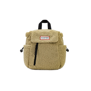 HUNTER秋冬摇粒绒迷你双肩背包书包情侣款户外休闲时尚简约双肩包