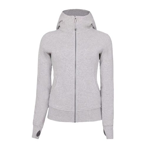 2025秋季新款全拉链卫衣外套休闲运动加绒瑜伽服lu家显瘦修身帽衫