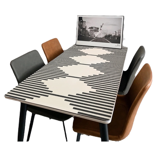 北欧风餐桌垫免洗防油防水防烫桌布轻奢高级感茶几垫子氛围感台布