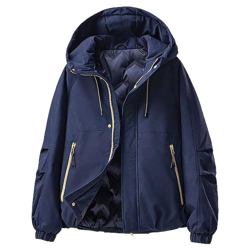 雅鹿户外冲锋衣羽绒服新款休闲风