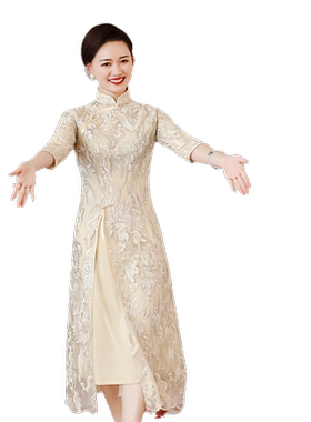 安婷妮菲高贵妈妈结婚礼服旗袍