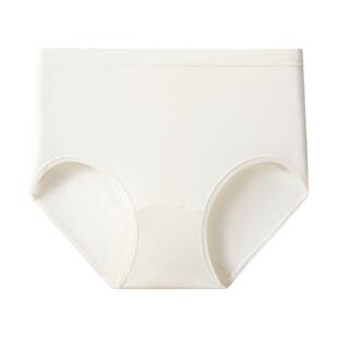 菇娘家一体织高弹高腰内裤女生7a级抗菌大码无痕加长裆女士三角裤