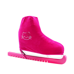 花样冰刀鞋套彩色韩国绒鞋套花刀套保护儿童成人花样滑冰鞋套包邮