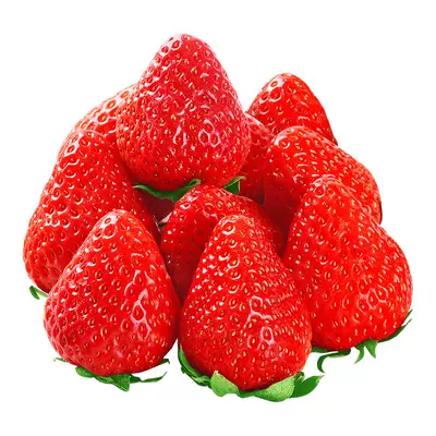 红颜奶油草莓顺丰速发今年头茬