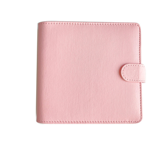 咕卡本:韩国ins风PU方形活页手帐本咕卡追星卡册多功能笔记本替换