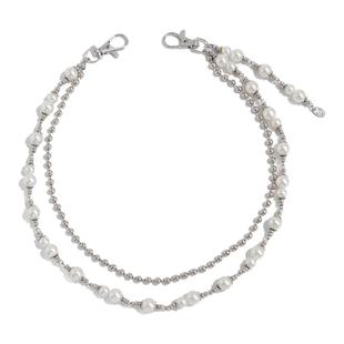 小众珍珠链条多层男款裤链女潮酷ins裤子挂链牛仔裤裙子配饰腰链