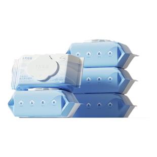 【新客专享】十月结晶婴儿湿巾新生宝宝手口屁专用湿纸巾80抽5包