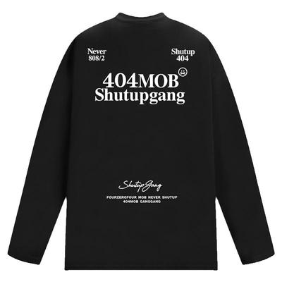 404MOB纯棉长袖T恤百搭