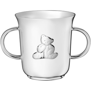 CHRISTOFLE昆庭 Charlie Bear查理熊带把手儿童水杯新年礼物