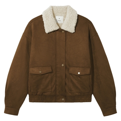 2025年冬季新款女士仿麂皮绒外套