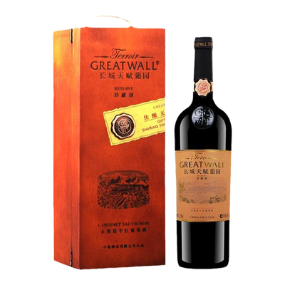 珍藏级赤霞珠干红葡萄酒长城