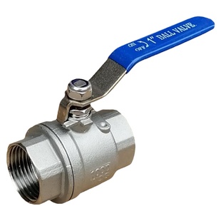 304不锈钢球阀二两片式201内螺纹丝口牙扣水管开关阀门6分1寸DN25