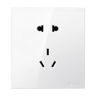 公牛插座旗舰开关插座空调16A大师五孔插座10A面板暗装多孔G27白